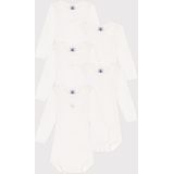Petit Bateau - Set van 5 - Katoenen Body's - Unisex - Lange Mouwen - Konijnenprint