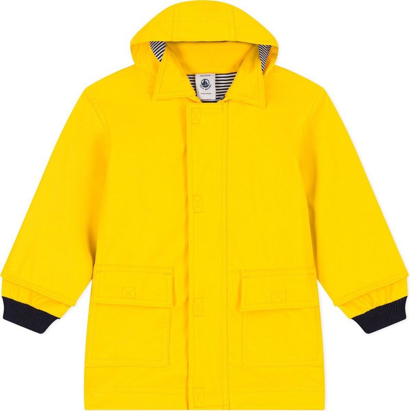 Petit Bateau - Oliejekker - Baby - Gevoerd - Ideaal voor Regenachtig Weer