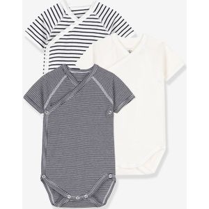 Petit Bateau - Rompertje - Multi - Katoen - Set van 3