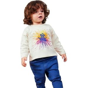 Petit Bateau Shirt met lange mouwen voor, Avalanche wit, 18 Maanden