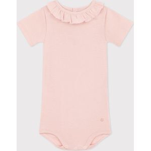 Petit Bateau body met korte mouwen, kraag, meisjes, zoutoplossing, 18 Maanden