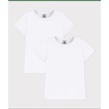 PETIT BATEAU - Set van 2 Onderhemdjes - Wit - Katoen