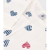 Petit Bateau Katoenen kinderpyjama met lange mouw en hartjesprint