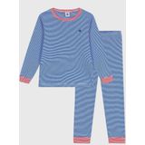Petit Bateau Slaappak voor jongens, Perse/Marshmallow, 2 jaar