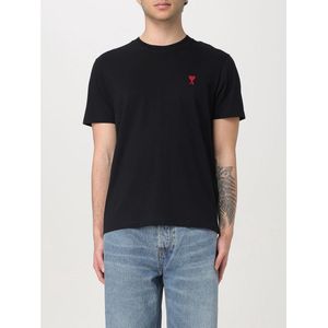 Ami Paris - T-shirt - Zwart - Katoen - Dames