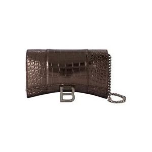 Balenciaga Wallets & Cardholders , Brown , Dames , Maat: ONE Size