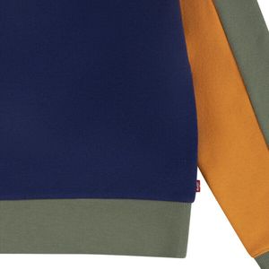Levi's - Kleurblokkruimelhals - Sweater - Kleurblokkleur - Fleece