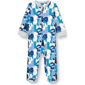 Levi's Baby Jongens Lvb Jumbled Footed Cove 6ej104 Overall, Oceaan Cavern, 9 maanden