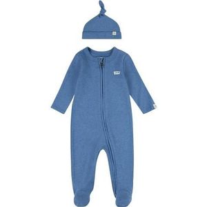 Levi´s® Kruippak Set - Biologisch Katoen - Met Voetjes en Muts