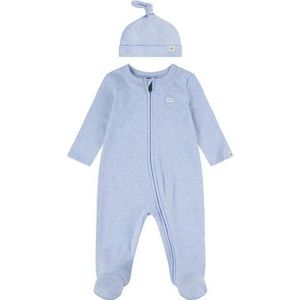 Levi´s - Voetjespakje en Muts Set - Boxpakje - Biologisch Katoen - Lange Mouwen