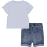 Levi´s ® Kids Critter Stacked Logo Korte Mouw Set