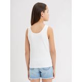 Imprimé - Tanktop - Bright White - Katoen/Polyester/Elastaan
