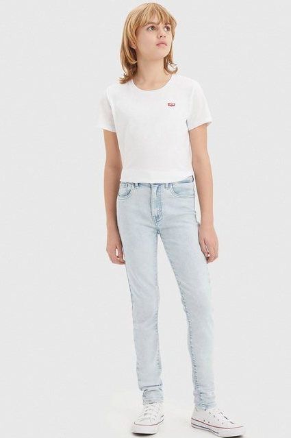 Skinny Broek - Silver - Hoog Taille - Voor Meisjes