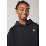 Levi's Lvg Batwing Chest Hit Hoodie voor babymeisjes, gitzwart, 8 Years