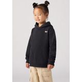 Levi's Lvg Batwing Chest Hit Hoodie voor babymeisjes, gitzwart, 8 Years