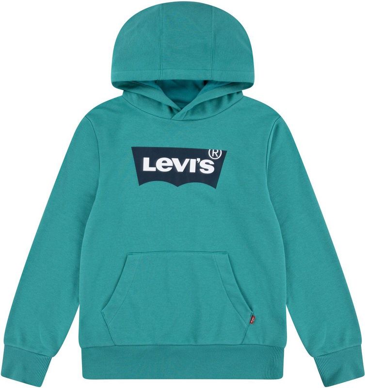 Levi´s - Batwing Pullover Hoodie - Groen - Katoen