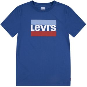 LEVI'S KT-Knit Sportswear Top met logo, voor jongens, Echt blauw, 14 jaar