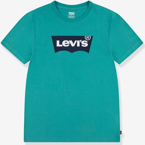 Levi's Kt-knit Top T-shirt voor jongens, Groen porselein