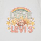 Levi's - T-shirt - Wit - Katoen-Polyester Mix