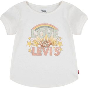 Levi's - T-shirt - Wit - Katoen-Polyester Mix