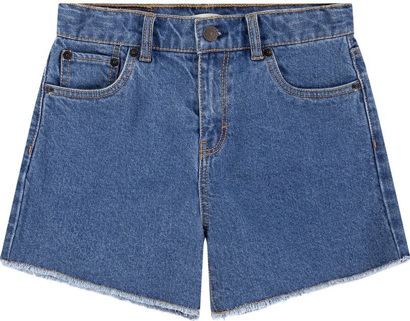 Levi's Korte Broek - Medium Blauw Denim Voor Meisjes