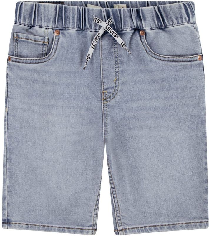 Levi's - Kids Skinny Fit Dobby Korte Broek - Blauw - Katoen
