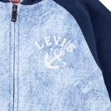 Levi's - Trompe L'oeil Hoodie - Blauw - Katoen