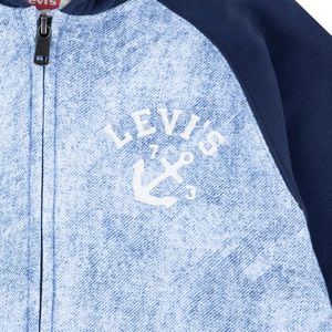 Levi's - Trompe L'oeil Hoodie - Blauw - Katoen