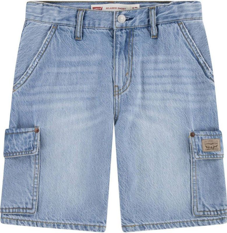 Levi's - Kids Cargobroek - Denim - Blauw - Korte Broek