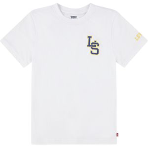 Levi's - LVB "LS" MONOGRAM TEE - T-shirt - Bright White - Korte Mouwen, Ronde Hals