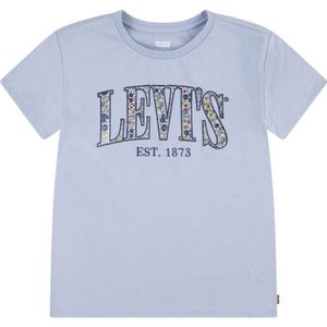 LEVIS KID'S - T-shirt Floral Batwing - Ronde Halslijn - Korte Mouwen - 100% Biologisch Katoen