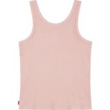 Levi´s ® Kids Meet And Greet Ribbed Mouwloos T-shirt Roze 8 Years Jongens,Meisjes
