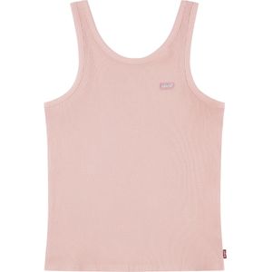 Levi´s ® Kids Meet And Greet Ribbed Mouwloos T-shirt Roze 8 Years Jongens,Meisjes