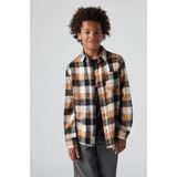 Levi's - LVB BUFFALO CHECK FLANNEL - Overhemd - Jet black - Lange Mouwen