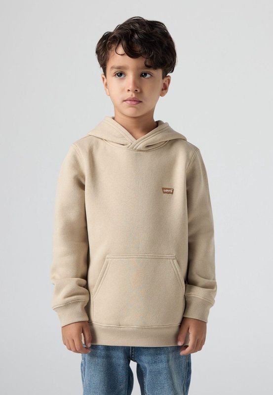 LEVI'S KIDS - Hoodie - Lichtbeige - Geruwd Molton - Zacht en Warm