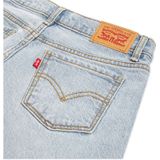 LEVI'S - Wide Leg Jeans - Gebleekt Denim - Meisjes - Met Destroyed Details