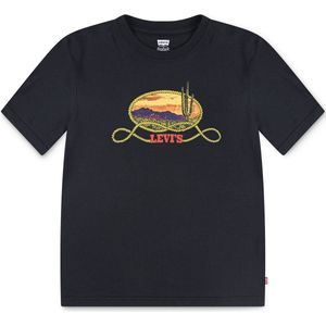 Levi's - Kidswear - T-shirt - Jet Black - Ronde Hals - Korte Mouwen