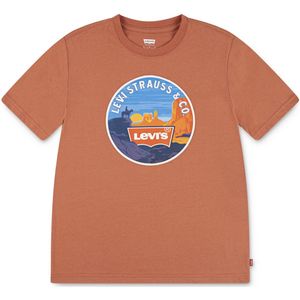 Levi's - LVB DESERT TRAIL TEE - T-shirt - Mango - Korte Mouwen