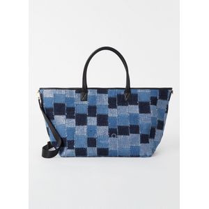 IRO Shopper van denim met afneembare schouderriem