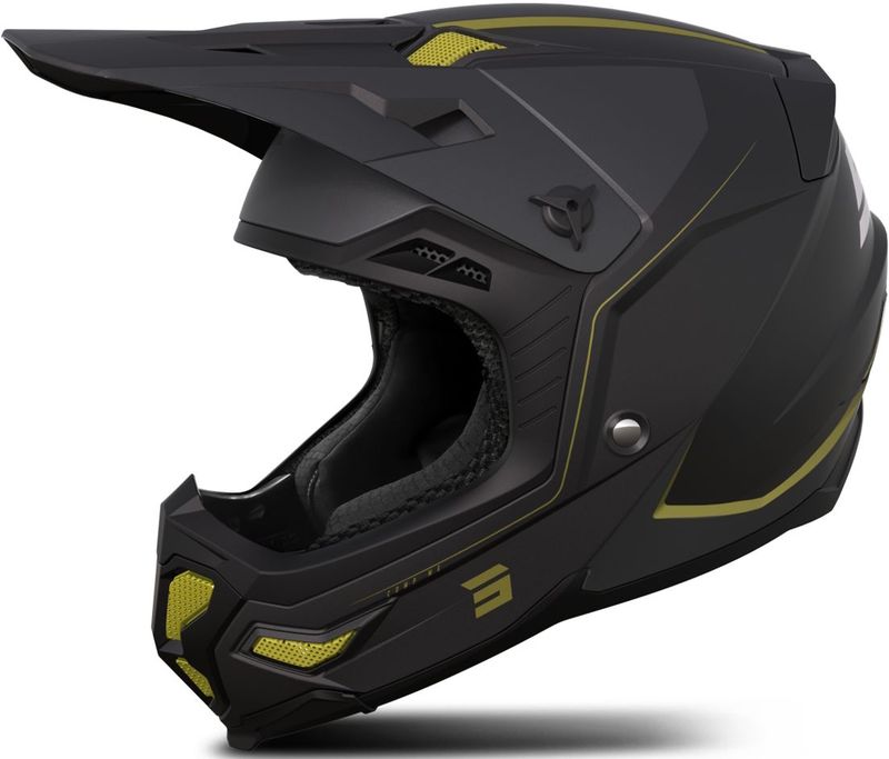 Shot - Race - Crosshelm - Zwart - Tri-composiet schaal - Mips-systeem