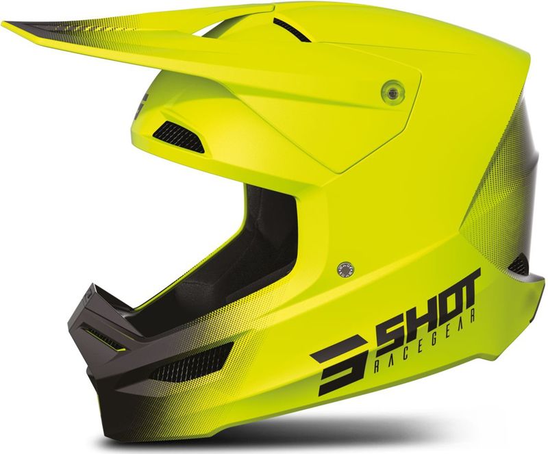 Shot - Race - Crosshelm - Synthetisch - Zwart