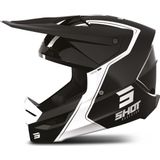 Shot - Race - Crosshelm - Zwart - Synthetisch - Schokdempend