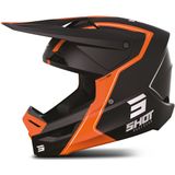 Shot - Race Crosshelm - Zwart - SRS Synthetisch - Schokdempend