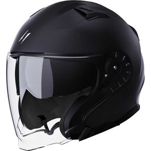 Stormer - Rival - Open Helm - Zwart - ECE 2206 Goedgekeurd, Bluetooth-gereed, Anti-kras Scherm