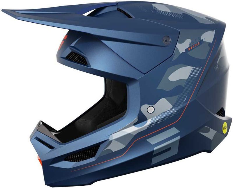 Shot - Race Crosshelm - Zwart - Synthetisch - Mips-systeem