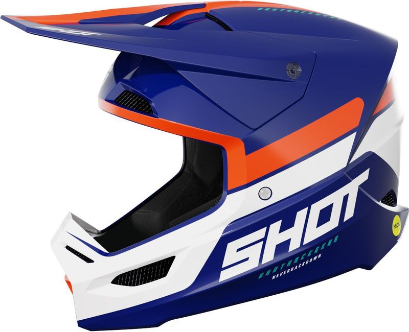 Shot - Race Mips® Iron Neon - Crosshelm - SRS Synthetisch - Schokdempend