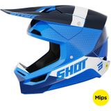 Shot - Race Mips® Ridge - Crosshelm - Zwart - Synthetisch - Lichtgewicht