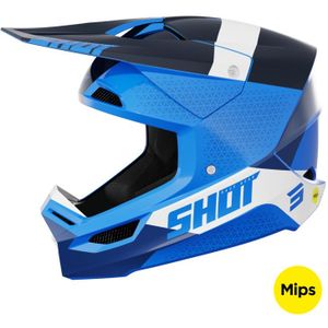 Shot - Race Mips® Ridge - Crosshelm - Zwart - Synthetisch - Lichtgewicht