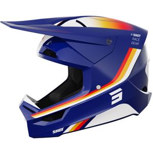 Shot - Race - Crosshelm - Zwart - SRS Synthetisch - Schokdempend