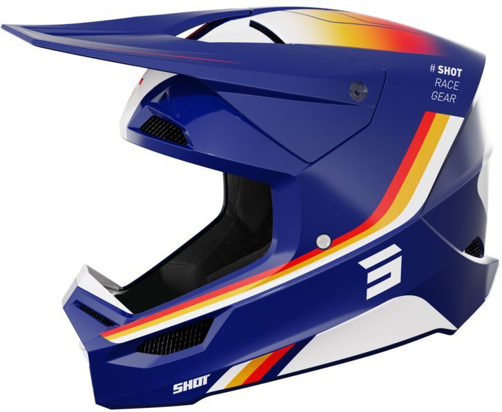 Shot - Race - Crosshelm - Zwart - Synthetisch - Schokdempend